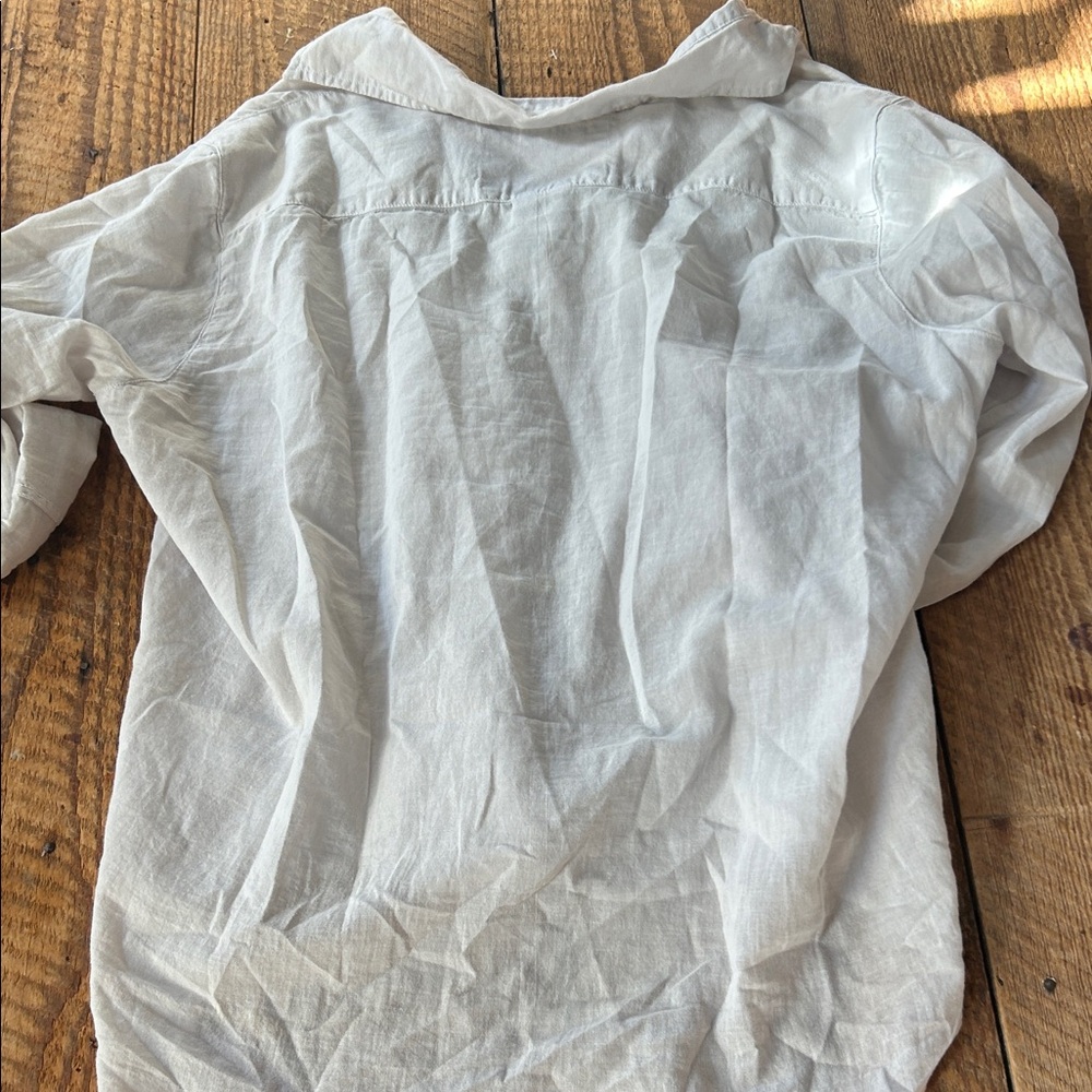 Frank & Eileen pale grey Eileen shirt - Picture 5 of 5